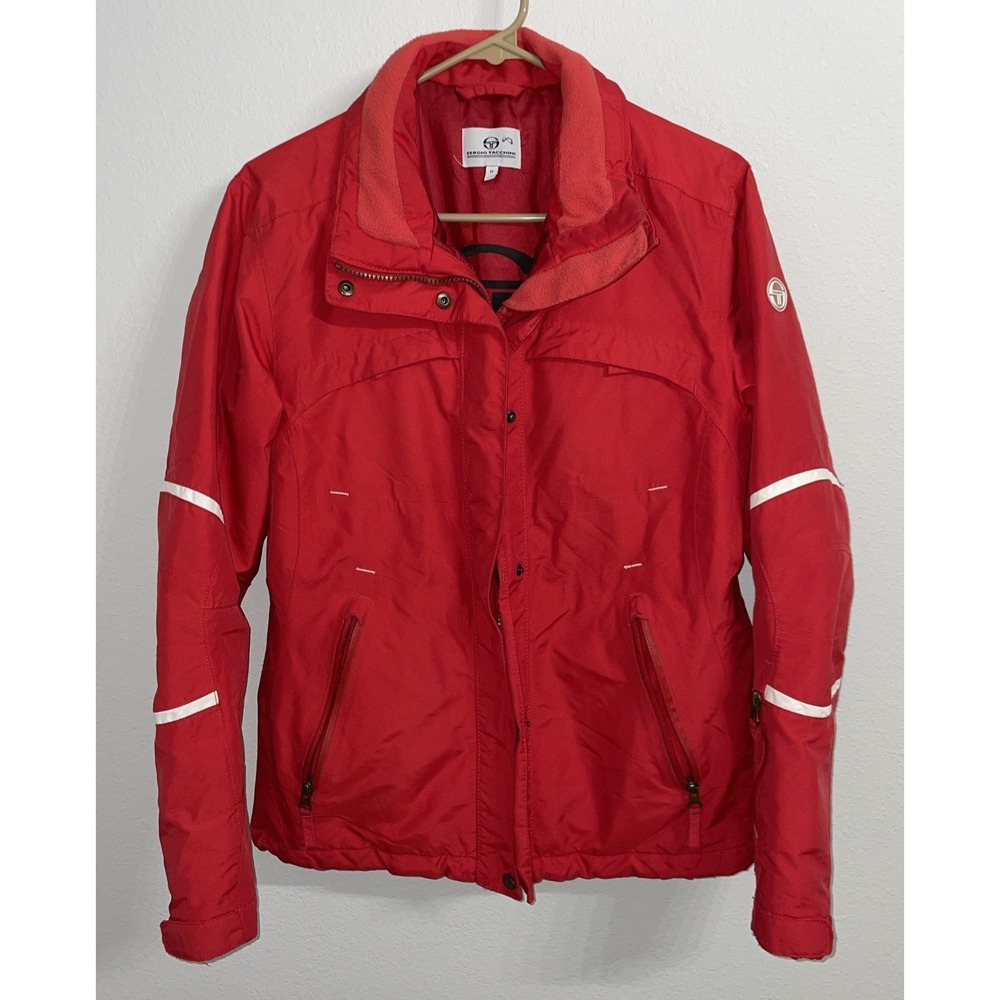 Women's Sergio Tacchini Red/White Coat Medium